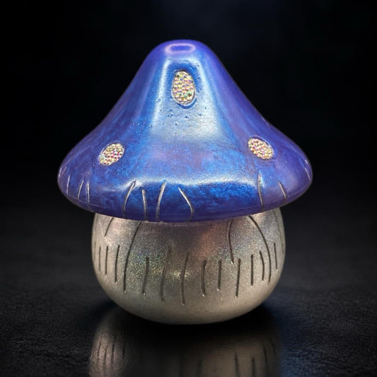 Whimsical Mushroom Trinket Dish Set – Handcrafted Resin Décor